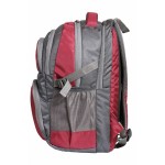 Aqsa Ability7 Designer Laptop Bag (Grey and Red)